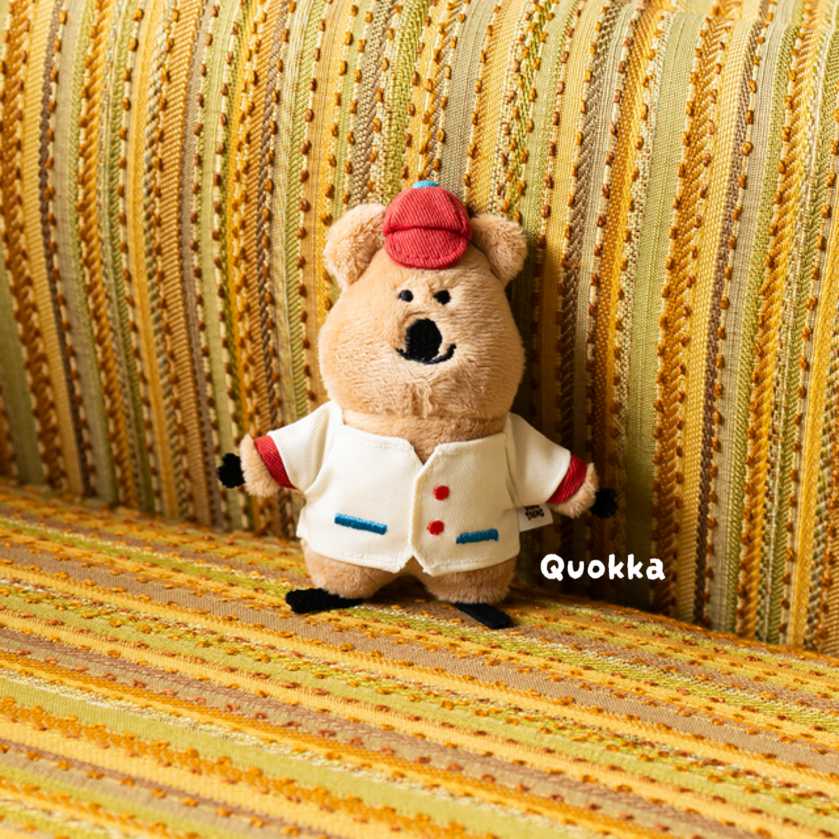 Dinotaeng Quokka Home Run Flatfur Keyring (5款)