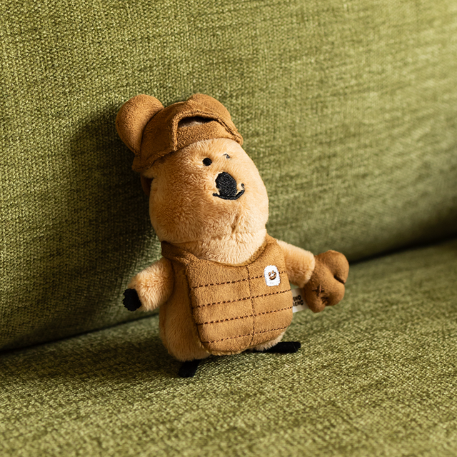 Dinotaeng Quokka Strike Flatfur Keyring (2款)
