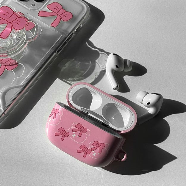 Mazzzzy ribbon muffin airpods case (Hard, glossy)