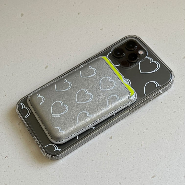 Mazzzzy signature heart case / white (MagSafe)