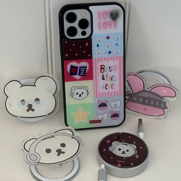 Mazzzzy [Love Tag_Magsafe] favs4ever Patchwork glass case