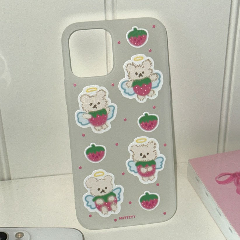 Mazzzzy Strawberry Angel Muffin Case (半透明殼)