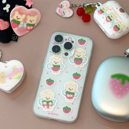 Mazzzzy Strawberry Angel Muffin Case (半透明殼)