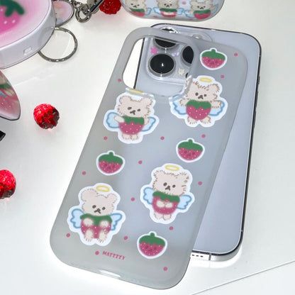 Mazzzzy Strawberry Angel Muffin Case (半透明殼)