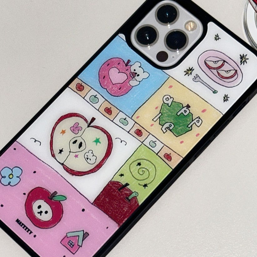 Mazzzzy [Magsafe] Apple Muffin Patchwork glass case