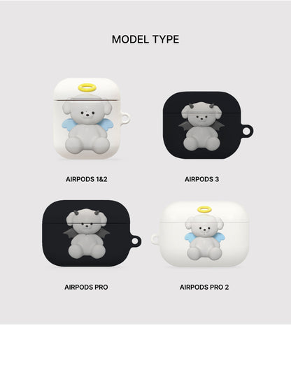 Angel and Devil Puppy Airpods Case (Hard 硬殼)