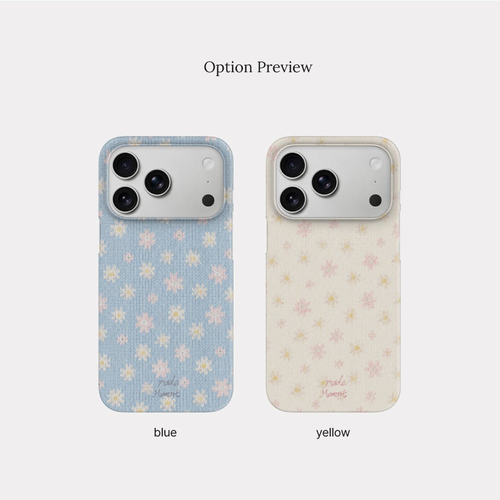 Cozy Flower Phone Case (Hard/Card Storage/Magsafe)