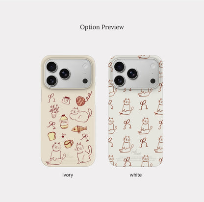 I Like Cat Phone Case (Hard/Card Storage/Magsafe)