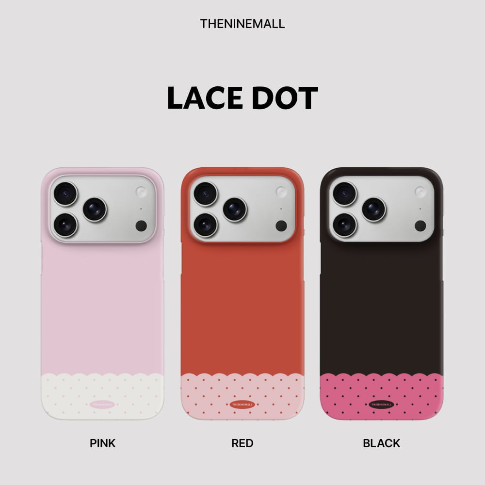 Lace Dot Phone Case (Hard/Card Storage/Magsafe)