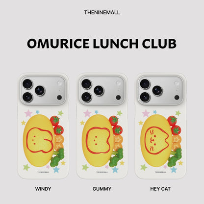 Omurice Lunch Club Phone Case (Hard/Card Storage/Magsafe)