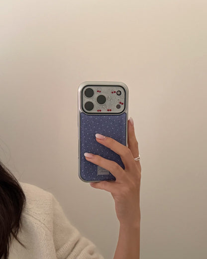 【加購享優惠】Mademoment Silver Cherry Glow (Camera deco sticker) 附送貼紙鉗✨