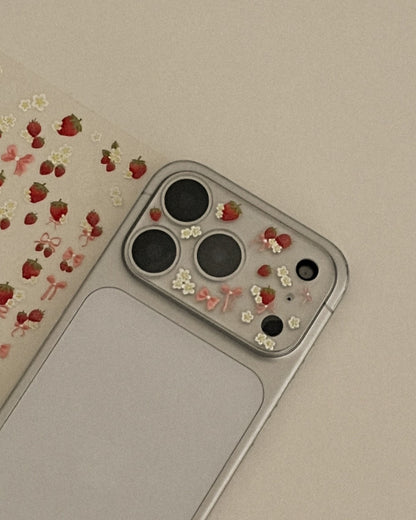 【加購享優惠】Mademoment Sweetberry Puff (Camera deco sticker) 附送貼紙鉗✨