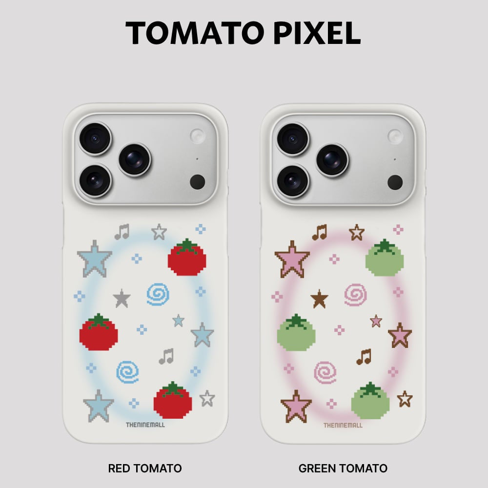 Tomato Pixel Phone Case (Hard/Card Storage/Magsafe)