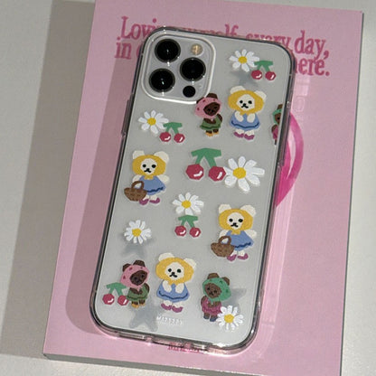 Mazzzzy Paper Muffin (cherry&daisy)  (Jelly/Jelly Hard/Magsafe)