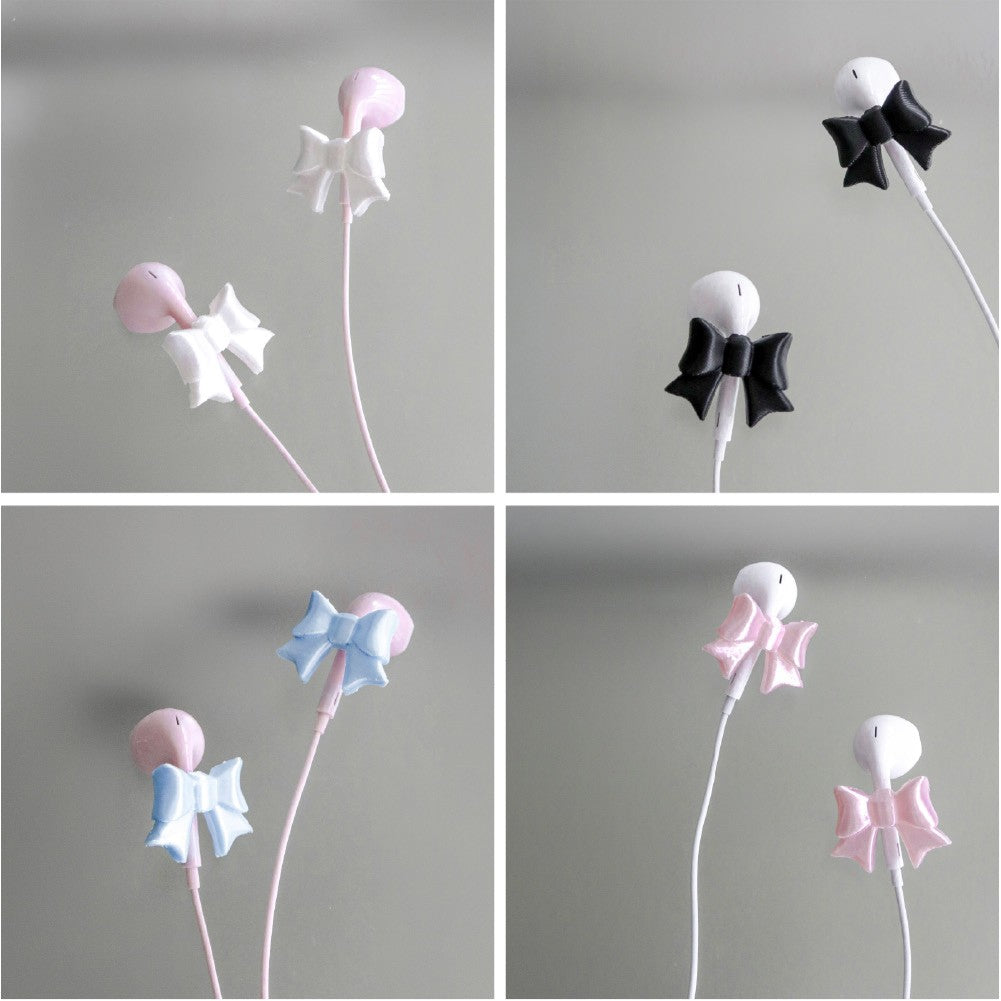 46month Ribbon Deco Cap 耳機裝飾 (4色)