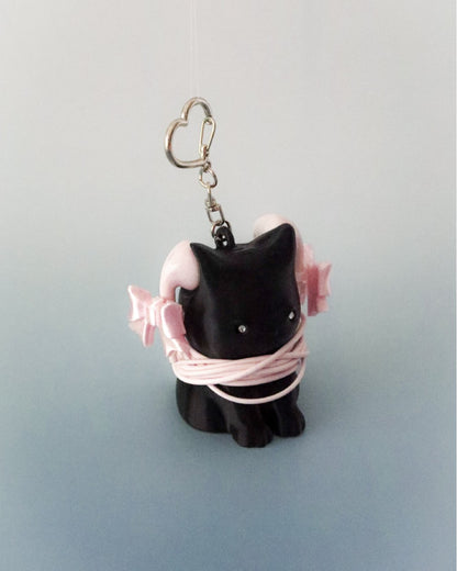 [NEW Color!] 46month Cat Cable Keyring 耳機收納鎖匙扣 (3色)