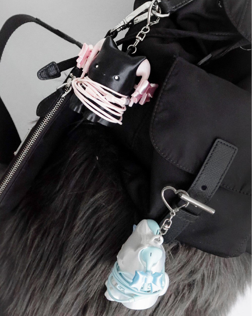 46month Ribbon Deco Cap 耳機裝飾 (4色)