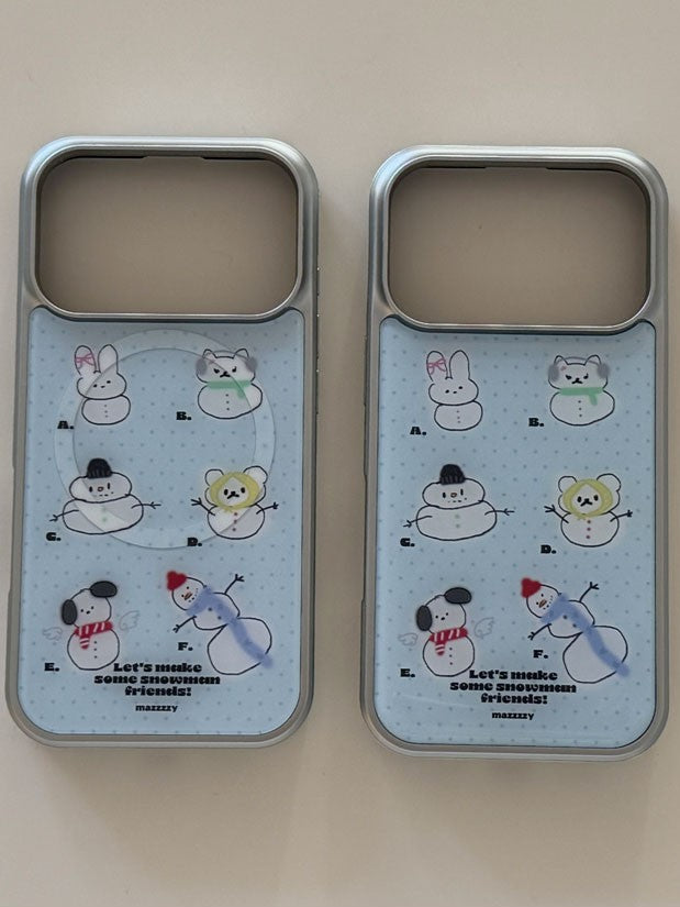 Mazzzzy [Silver] Make a Snowman case