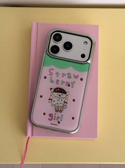 Mazzzzy [Silver] Strawberry Girl Case