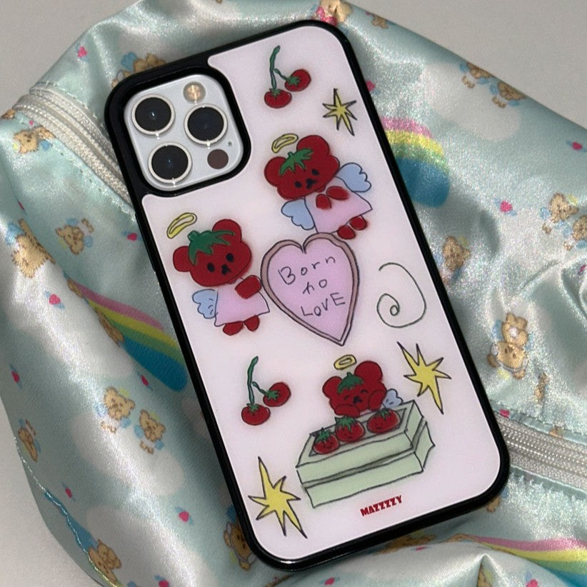 Mazzzzy [Magsafe] Angel Tomato glass case