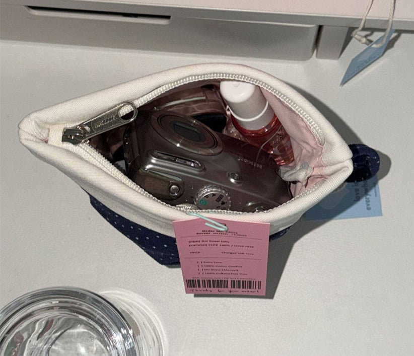 Mazzzzy Dot Latte Pouch (2色)