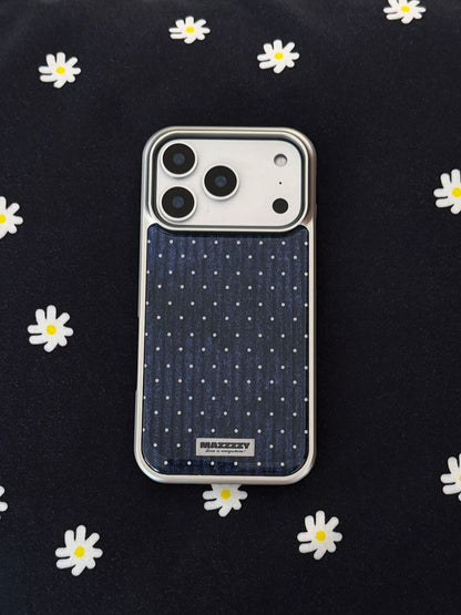 Mazzzzy [Silver] Corduroy Dot case