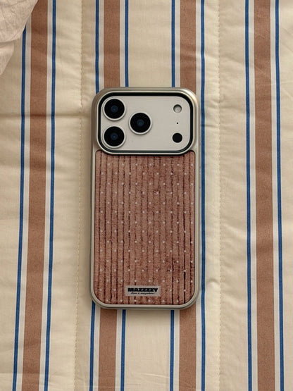 Mazzzzy [Silver] Corduroy Dot case