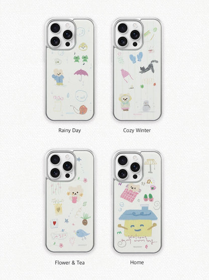 Mazzzzy [Silver Epoxy] Muffin’s Cozy Days case (4色)