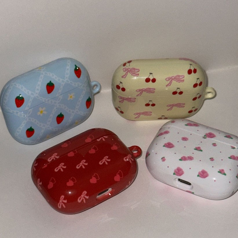 Mazzzzy ver.Love Patterns airpods case (4 Types)(Hard, glossy)