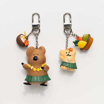 【預訂】Dinotaeng Tanning QUOK & BOBO Keychain 變色鎖匙扣
