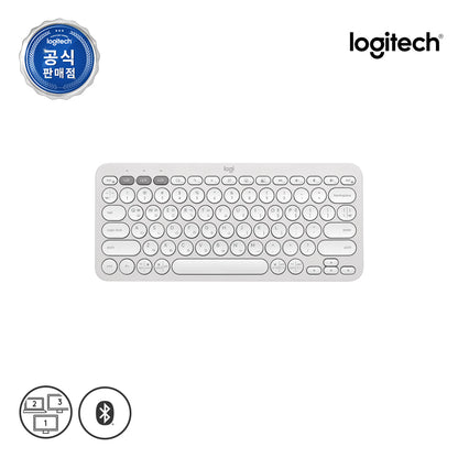 【現貨95折】Logitech K380S Wireless Bluetooth Keyboard 無線藍芽鍵盤 #White 韓文