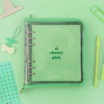 2NUL A6 Wide Cherry Pick Diary 4 Zipper 萬年款 (3 Colors)