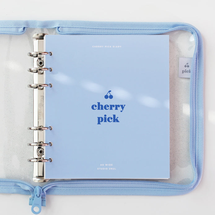 2NUL A6 Wide Cherry Pick Diary 4 Zipper 萬年款 (3 Colors)