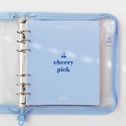 2NUL A6 Wide Cherry Pick Diary 4 Zipper 萬年款 (3 Colors)