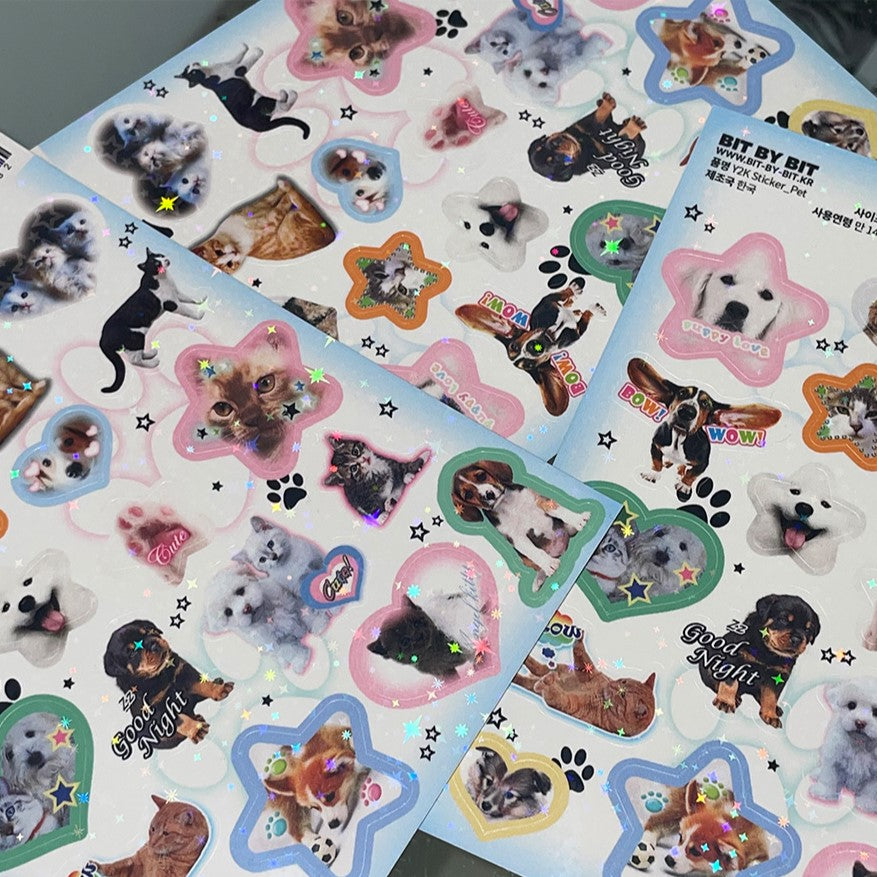 【現貨95折】Bit By Bit Y2K Sticker_Pet