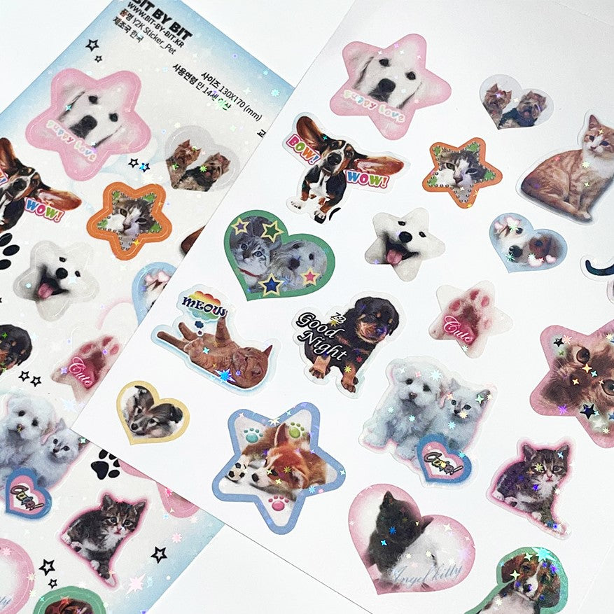 【現貨95折】Bit By Bit Y2K Sticker_Pet