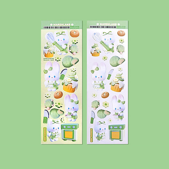 Marsh Land Melon Bread Sticker