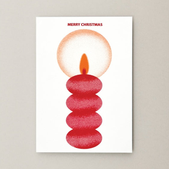 DEC.20 Riso Printing Christmas Card Set (4P)