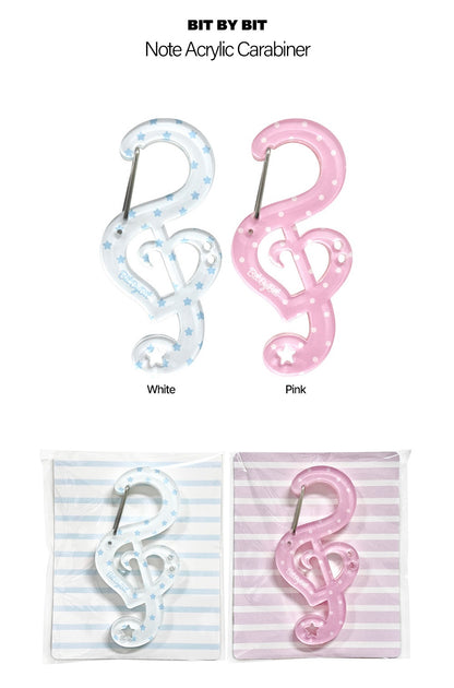 Bit by bit Note Acrylic Carabiner (2款)