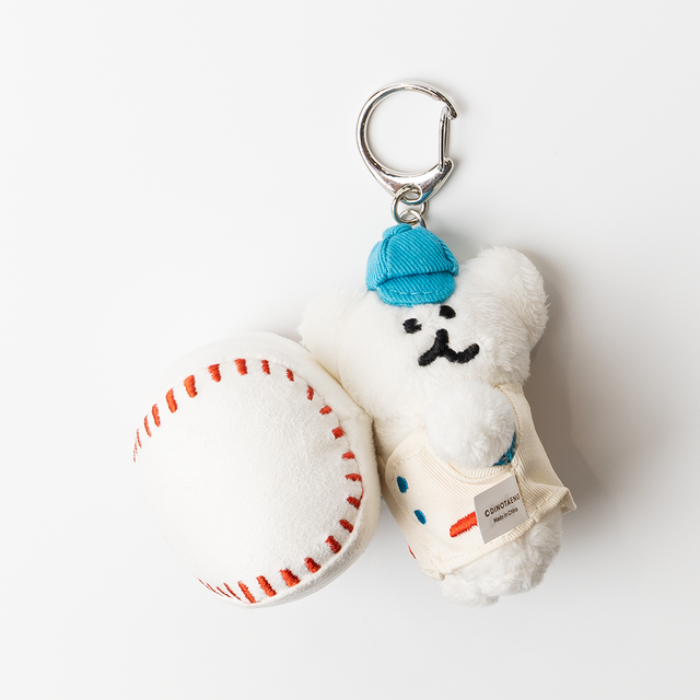 Dinotaeng BOBO Baseball Brrr Keyring 震動鎖匙扣
