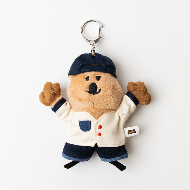 Dinotaeng Quokka Home Run Flatfur Keyring (5款)