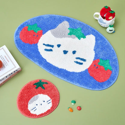 Butter Shop [Veggie Gang!] Tomato Bath Mat / Rug (2款) 造型地氈