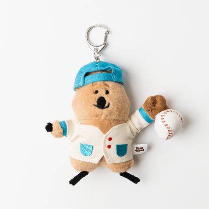 Dinotaeng Fatty Baseball Brrr Keyring 震動鎖匙扣