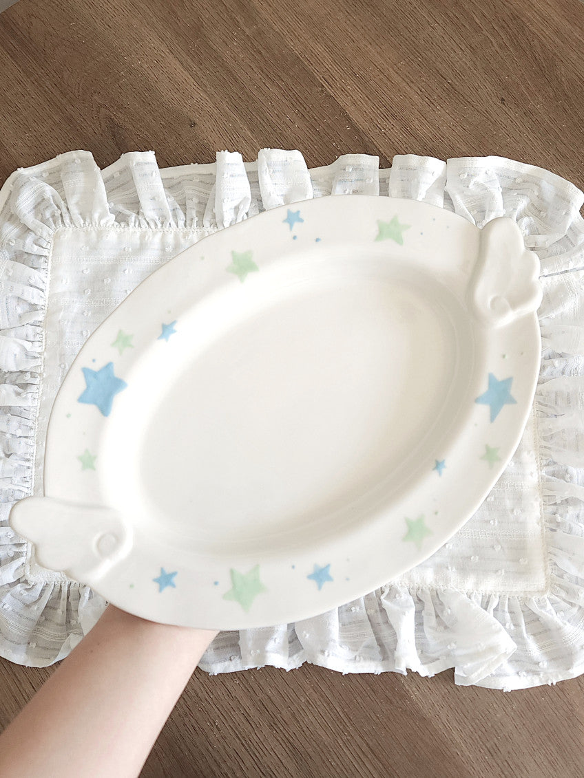 Muimi Pure Wing Ceramic Plate
