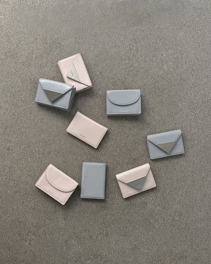 Fennec Crinkle Triangle Accordion Pocket -Misty Lavender