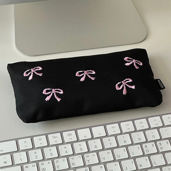 Mazzzzy Ribbon Pattern Pencil Case/Pouch