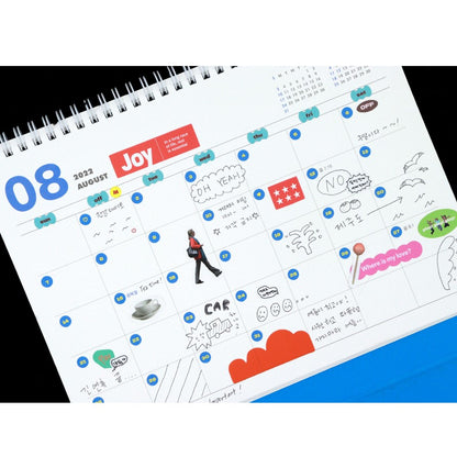 Indigo 24P Month, Week, Day Sticker Pack