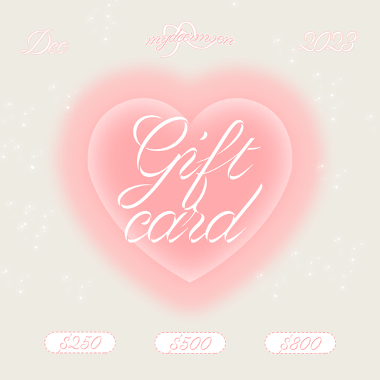 【限定商品🎀】MDM Gift Card 3款!