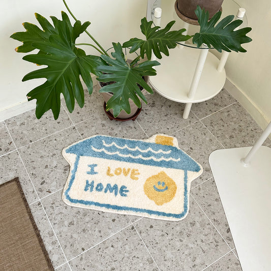 [Semo's Post Office] I Love Home Foot Mat 地氈