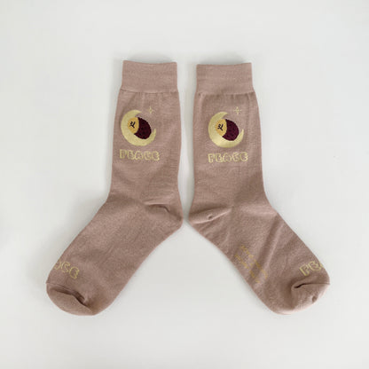 【買2對減$10✨】Second Morning X Bonjour March Lettering Socks (3款/Set)